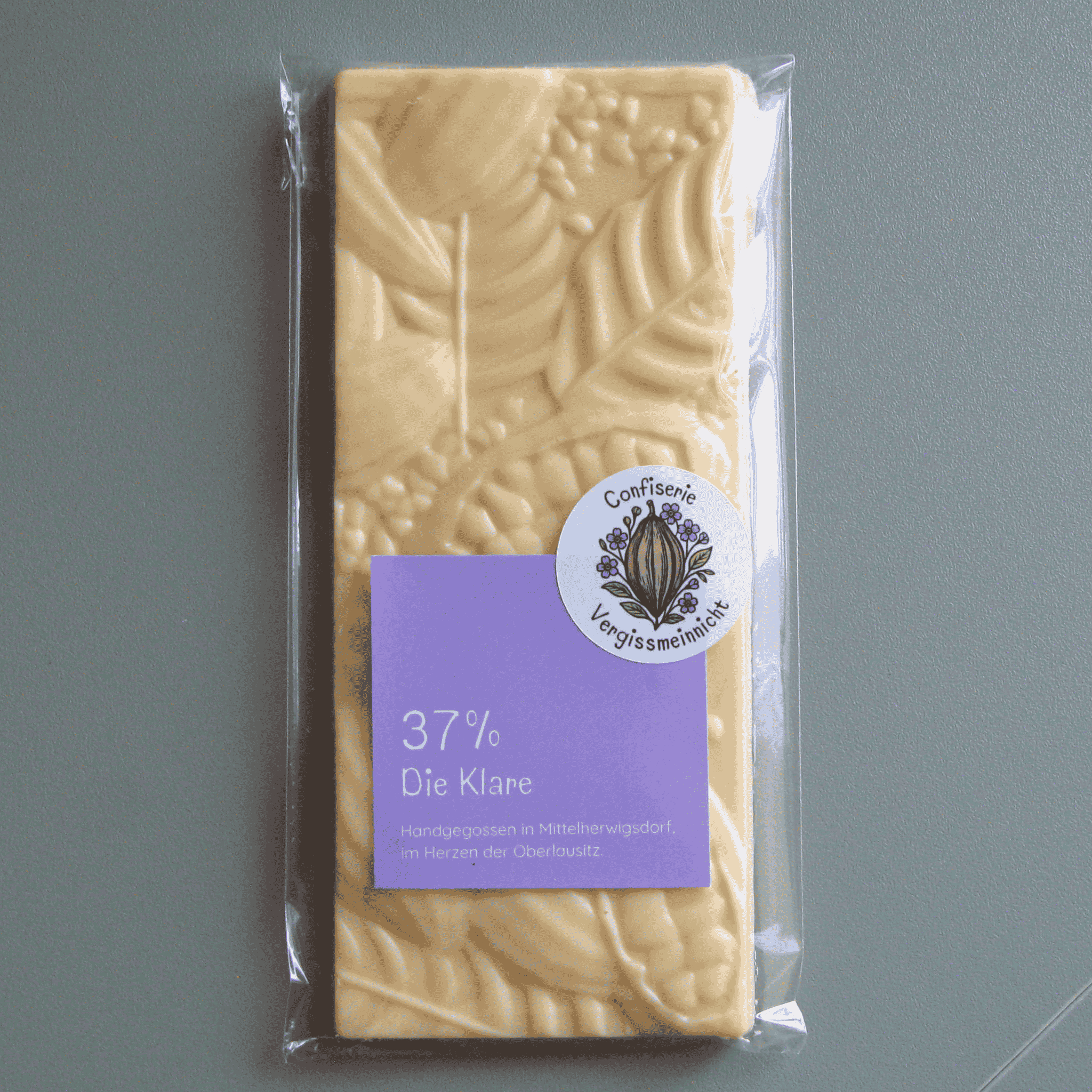 Handgemachte Single-Origin Schokoladentafel Die Klare 37% Kakao aus Dominikanischer Republik