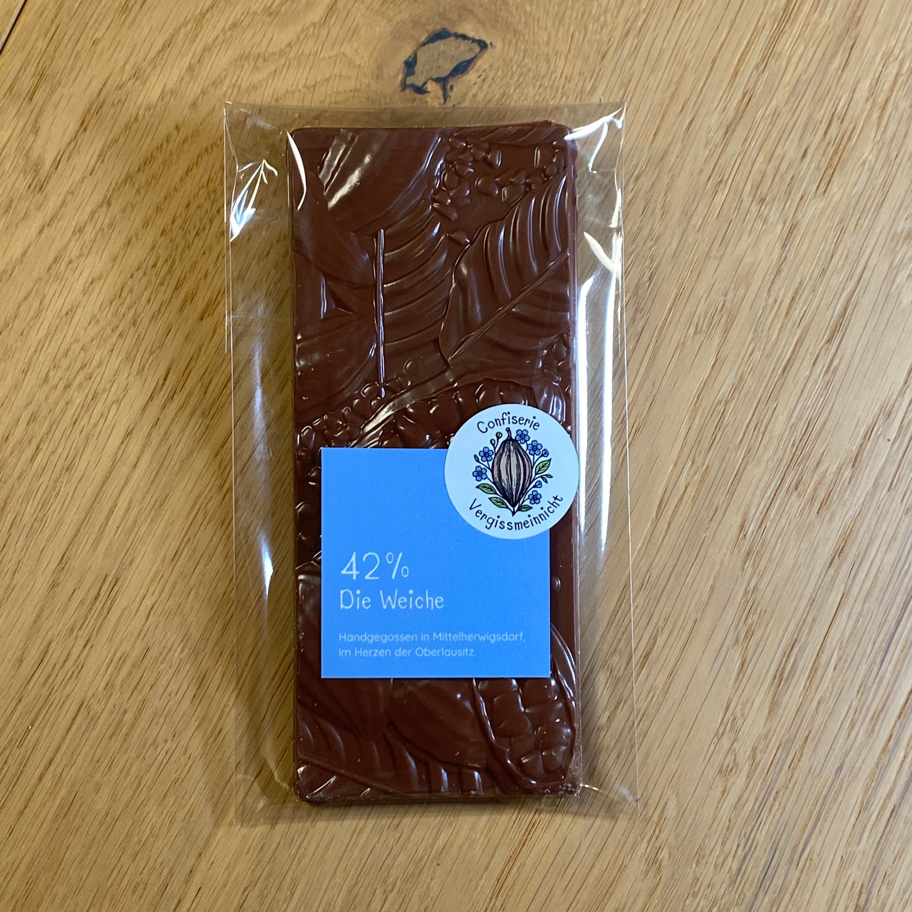 Single-Origin-Tafel „Die Weiche“ – 42 % Kakao | Esmeraldas Küste, Ecuador, 70g