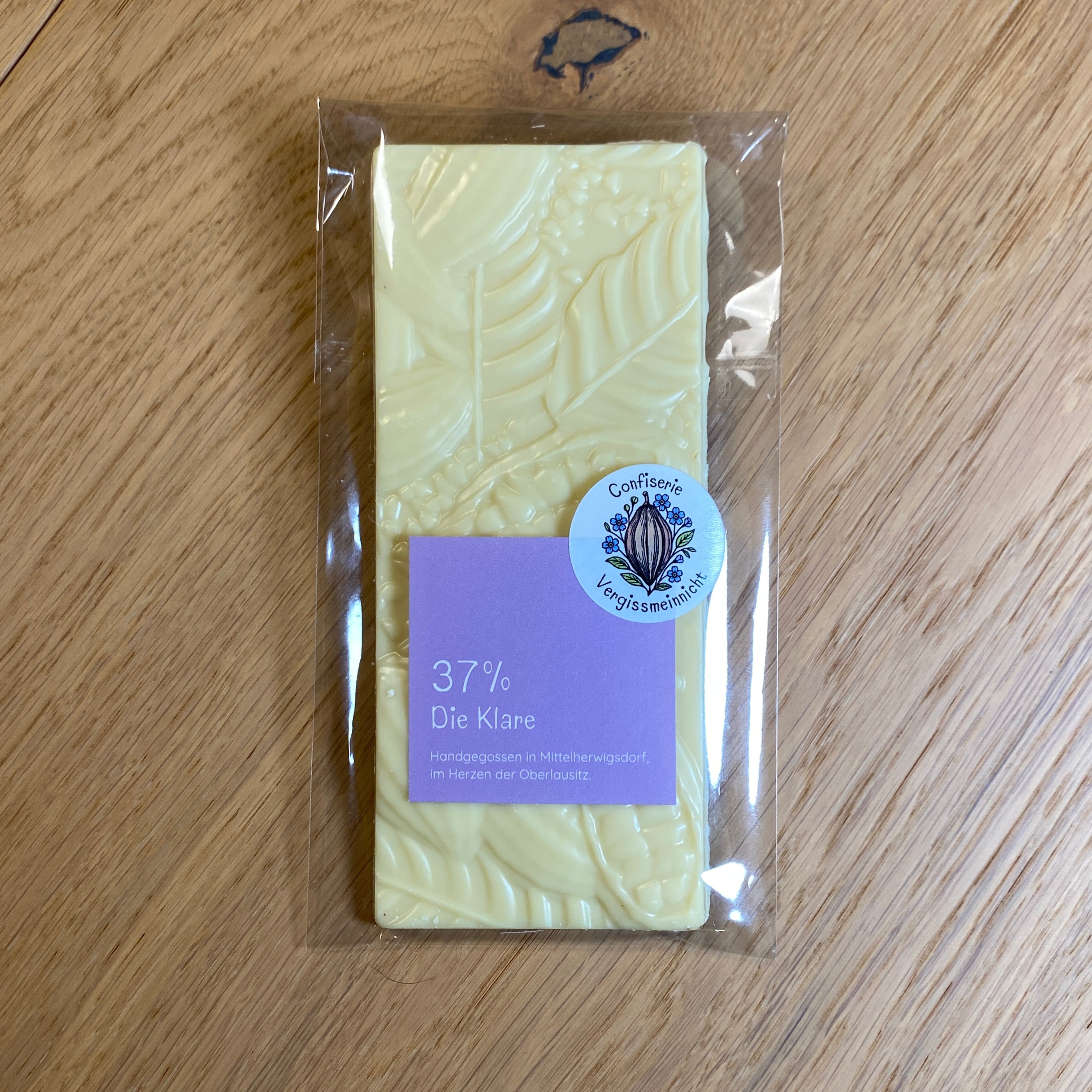 Single-Origin-Tafel „Die Klare“ – 37 % Kakao | Yuna River, Dominikanische Republik, 70g