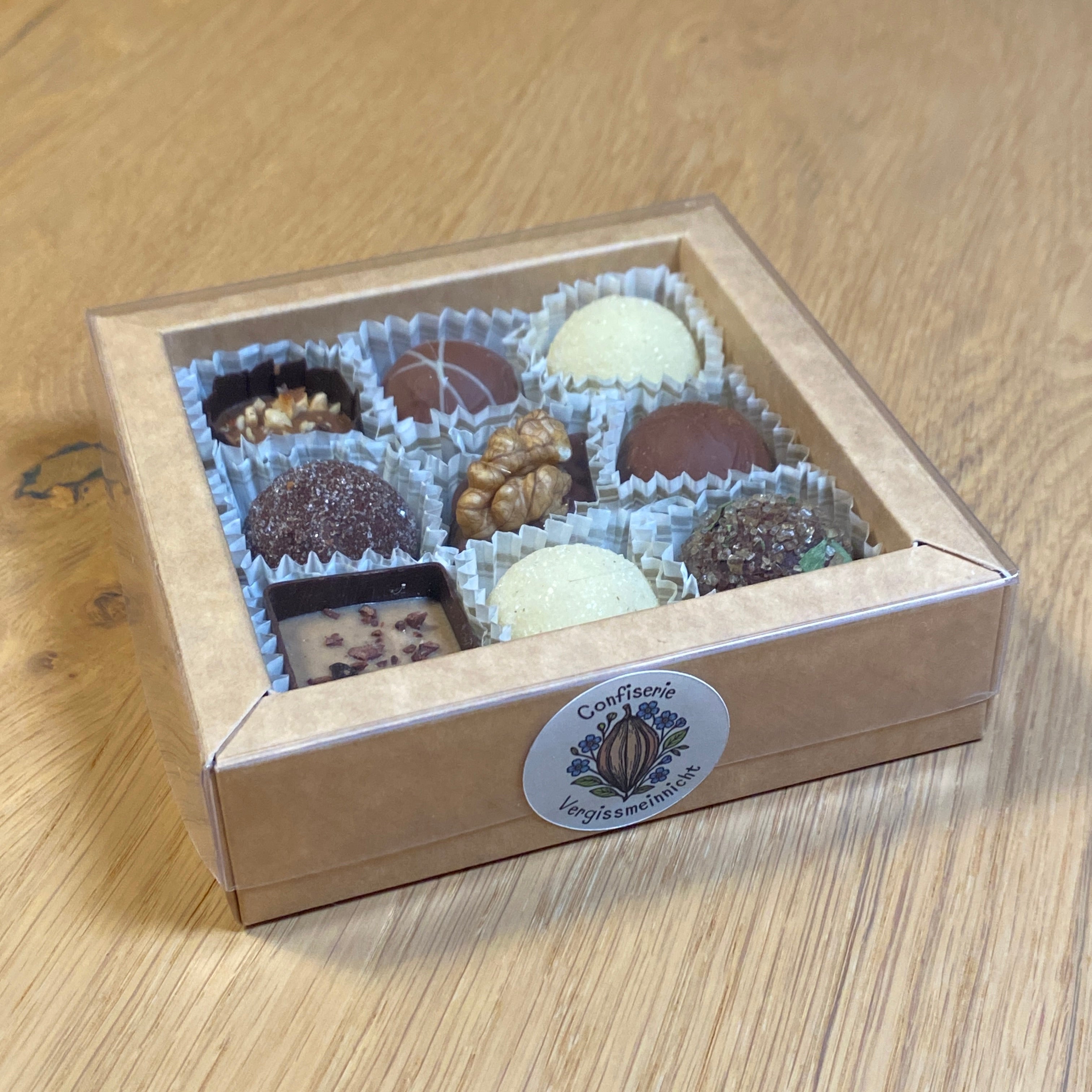 9er Pralinenkollektion „Feine Grüße aus der Oberlausitz“