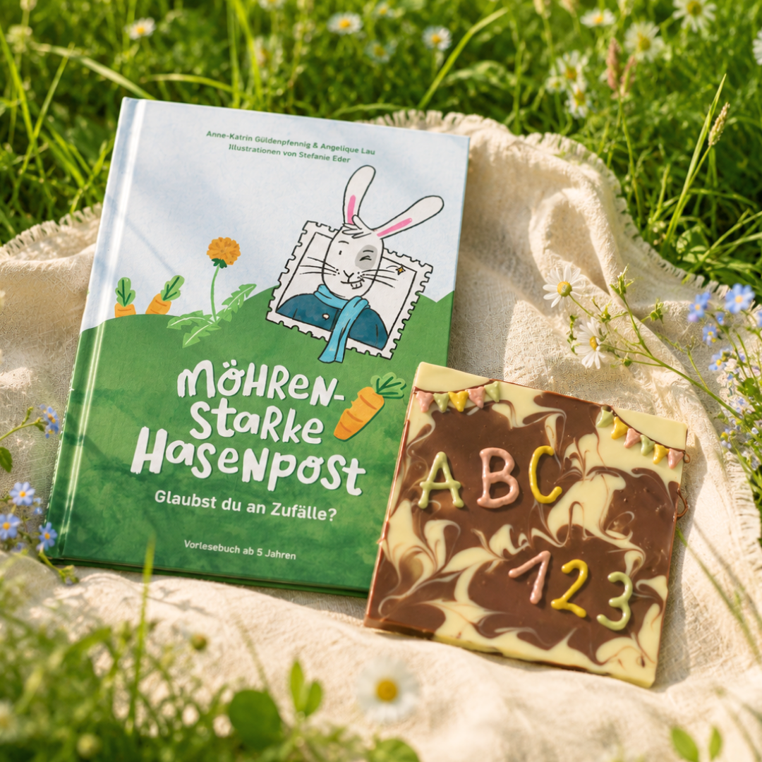 Geschenkset zum Schulstart: Vorlesebuch & Schokolade für den großen Tag