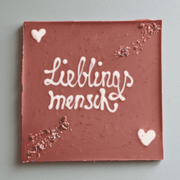 Handgemachte Schokoladentafel Die Weiche 42% Vollmilch,  Lieblingsmensch Geschenk, 80g